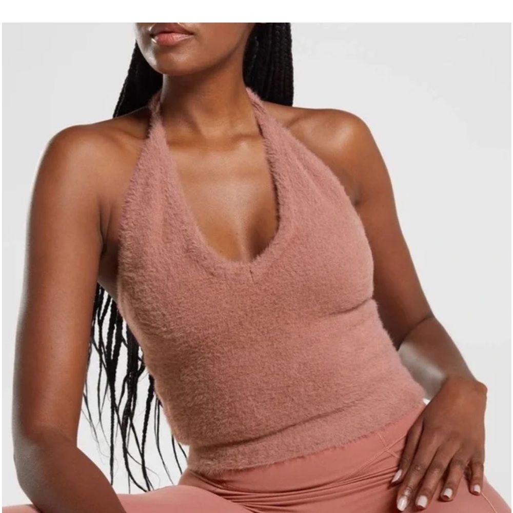 Gymshark WHITNEY SIMMONS EYELASH KNIT MIDI HALTER TOP Bundle of 3*
